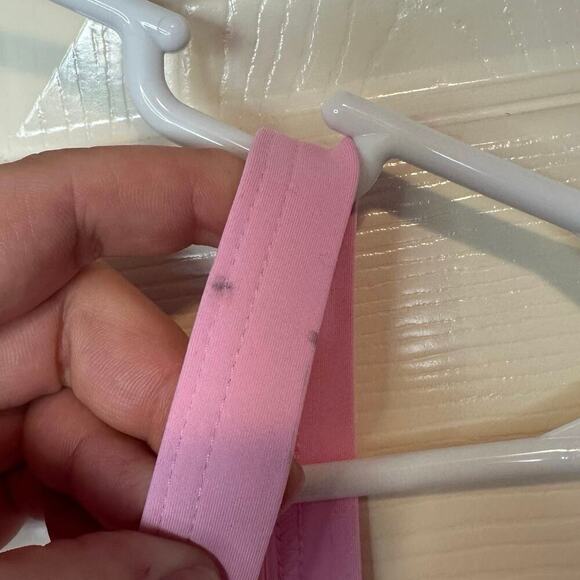 NWOT Land’s End Tie Front Underwire Tankini Top Size 22W Wild Blossom Pink - Picture 5 of 8